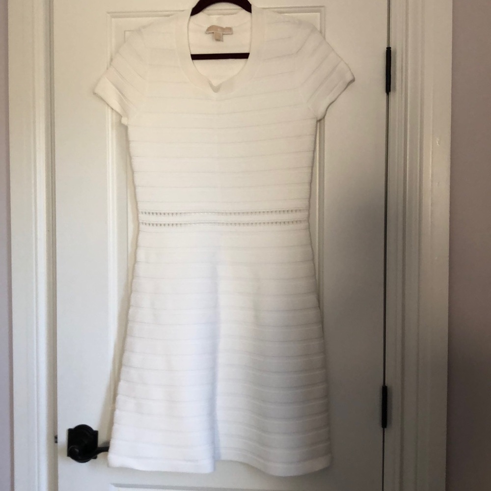 Michael kors white knit summer dress